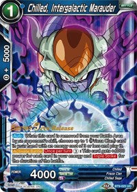 Chilled, Intergalactic Marauder (BT9-025) [Universal Onslaught Prerelease Promos] Parallel Foil