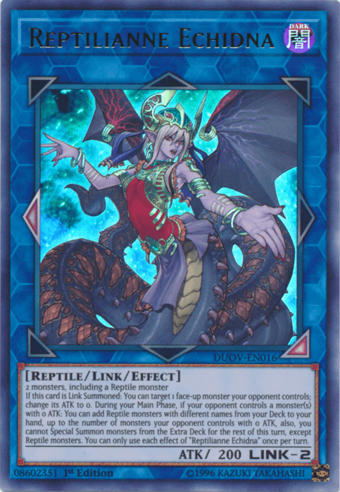Reptilianne Echidna [DUOV-EN016] Ultra Rare - Josh's Cards
