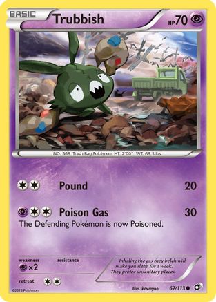 Trubbish 067/113 - Legendary Treasures Reverse Holofoil
