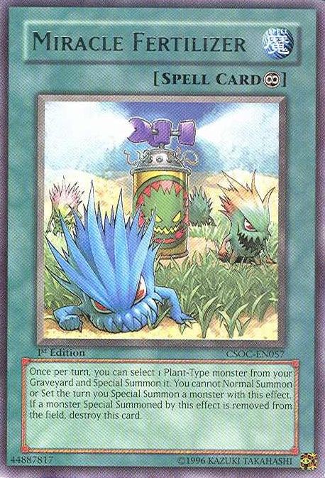 Miracle Fertilizer [CSOC-EN057] Rare - Josh's Cards