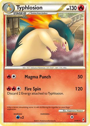 Typhlosion 035/95 - Call of Legends Reverse Holofoil
