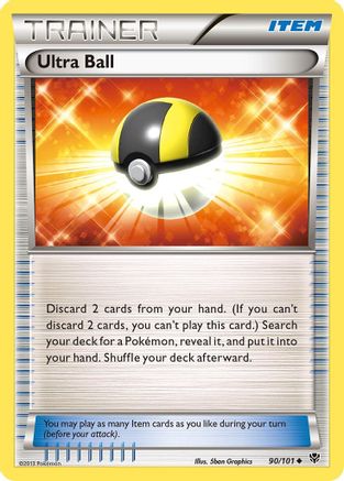 Ultra Ball 090/101 - Plasma Blast Reverse Holofoil