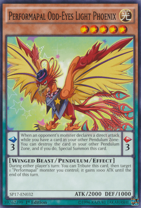 Performapal Odd-Eyes Light Phoenix [SP17-EN032] Common - Josh's Cards