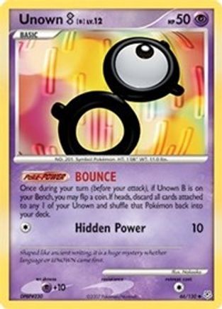 Unown [B] 066/130 - Diamond and Pearl