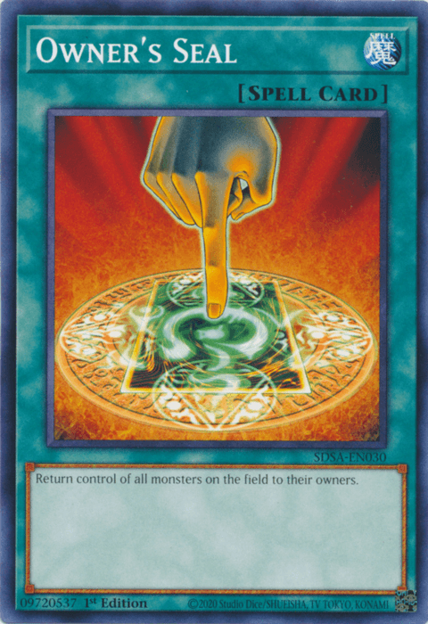 Owner's Seal [SDSA-EN030] Common - Josh's Cards