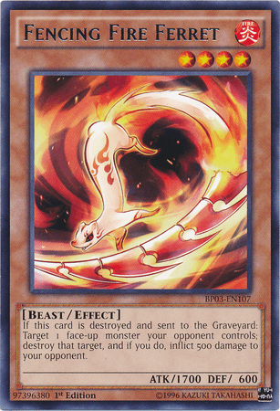 Fencing Fire Ferret [BP03-EN107] Rare - Josh's Cards