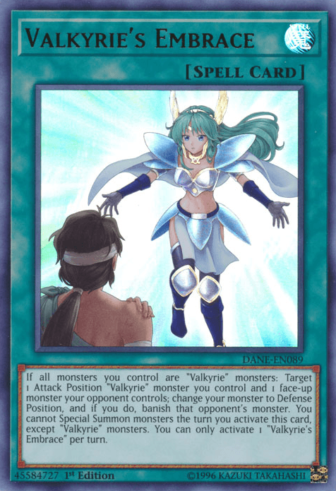 Valkyrie's Embrace [DANE-EN089] Ultra Rare - Josh's Cards