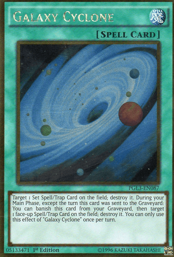 Galaxy Cyclone [PGL3-EN087] Gold Rare - Josh's Cards