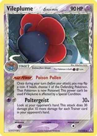 Vileplume (Delta Species) 017/110 - Holon Phantoms Reverse Holofoil