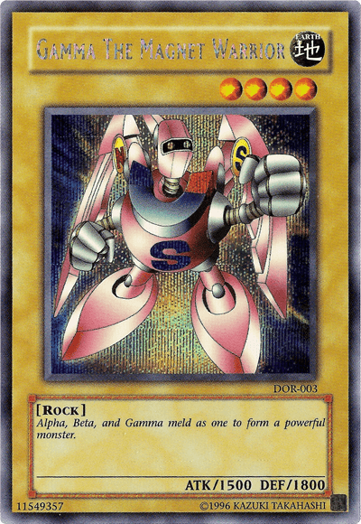 Gamma the Magnet Warrior [DOR-003] Secret Rare - Josh's Cards