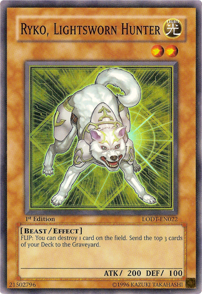 Ryko, Lightsworn Hunter (LODT-EN022) - Light of Destruction Unlimited