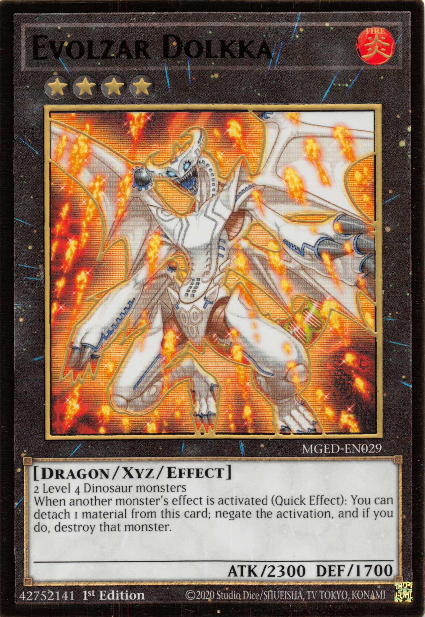 Evolzar Dolkka [MGED-EN029] Gold Rare - Josh's Cards