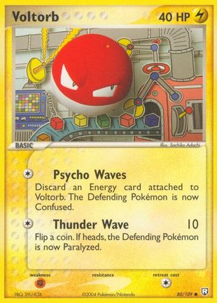 Voltorb 080/109 - Team Rocket Returns Reverse Holofoil