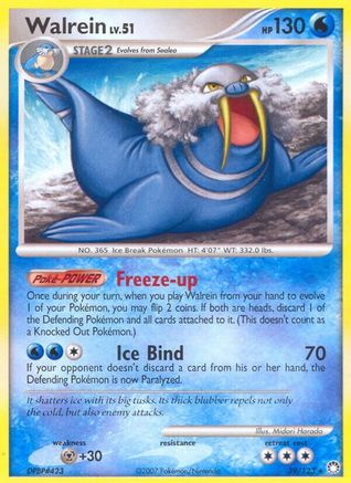 Walrein 039/123 - Mysterious Treasures Reverse Holofoil