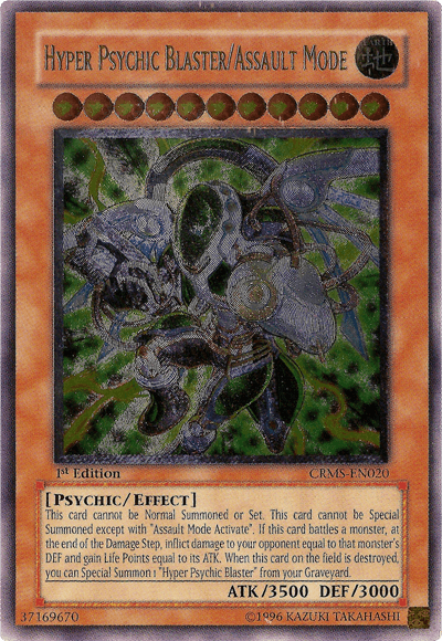Hyper Psychic Blaster/Assault Mode [CRMS-EN020] Ultimate Rare - Josh's Cards