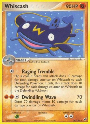 Whiscash 028 - Deoxys - Reverse Holofoil