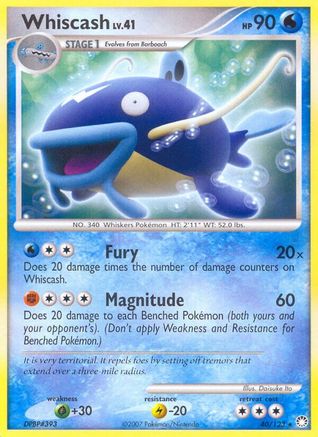 Whiscash 040/123 - Mysterious Treasures