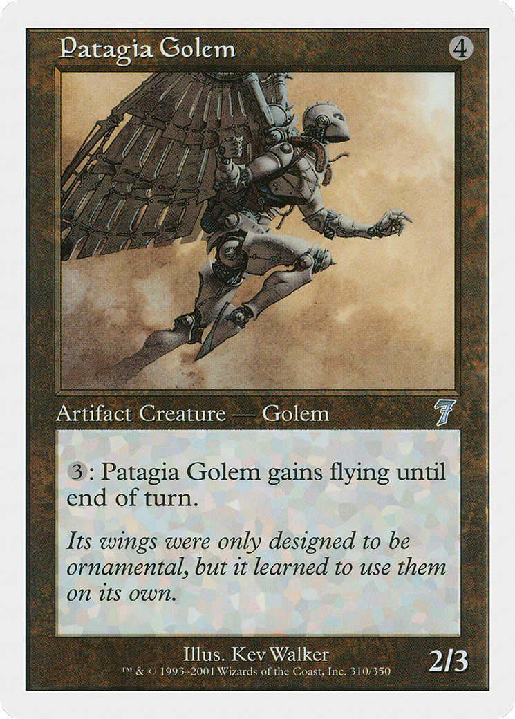 Patagia Golem [Seventh Edition] Foil