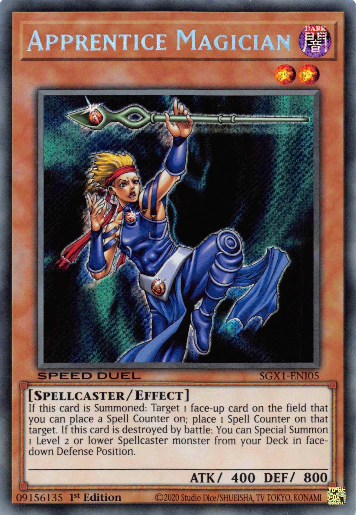 Apprentice Magician [SGX1-ENI05] Secret Rare - Josh's Cards