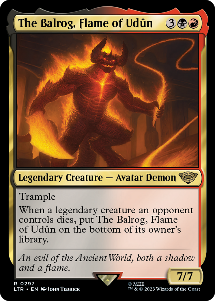 The Balrog, Flame of Udûn (LTR-297) - The Lord of the Rings: Tales of Middle-earth