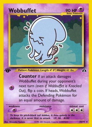 Wobbuffet [35] (Neo Discovery) 1st Edition