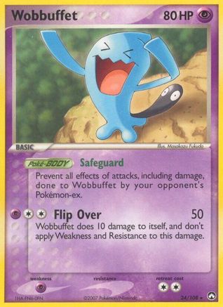 Wobbuffet 024 - Power Keepers - Reverse Holofoil