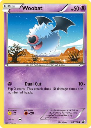 Woobat [64] (Legendary Treasures)