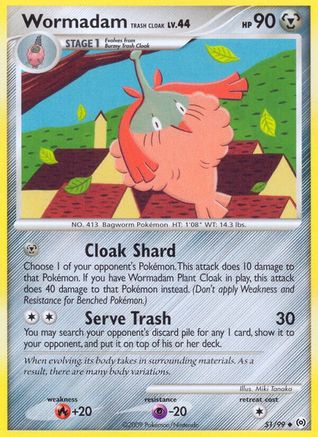 Wormadam Trash Cloak [51] (Arceus)