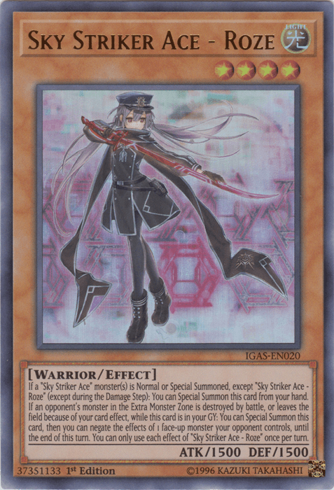 Sky Striker Ace - Roze [IGAS-EN020] Ultra Rare - Josh's Cards