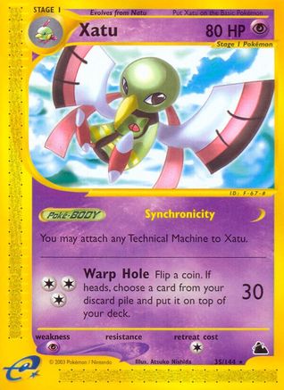 Xatu 035/144 - Skyridge Reverse Holofoil