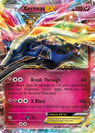 Xerneas-EX [97] (XY) Holofoil