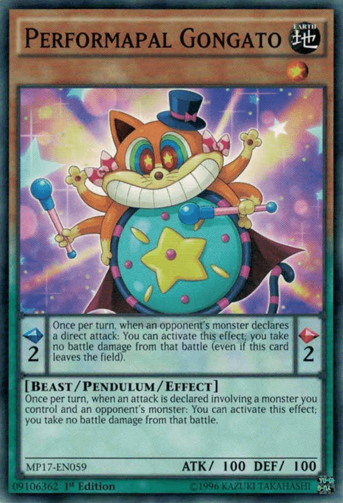 Performapal Gongato [MP17-EN059] Common - Josh's Cards