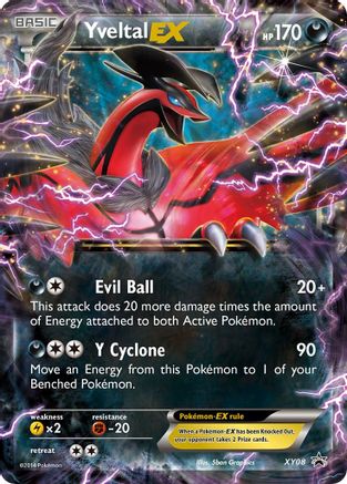 Yveltal-EX [XY08] (XY Black Star Promos) Holofoil