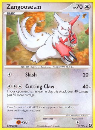 Zangoose 059/106 - Great Encounters