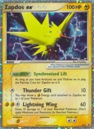 Zapdos ex [33] (Nintendo Black Star Promos) Holofoil