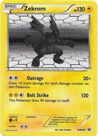 Zekrom [BW005] (BW Black Star Promos) Holofoil