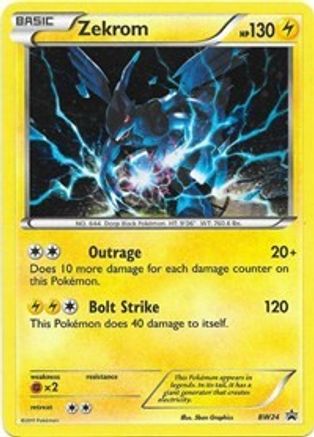 Zekrom [BW24] (BW Black Star Promos) Holofoil