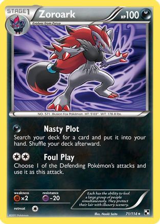 Zoroark [71] (Black & White)