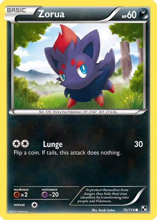 Zorua [70] (Black & White)