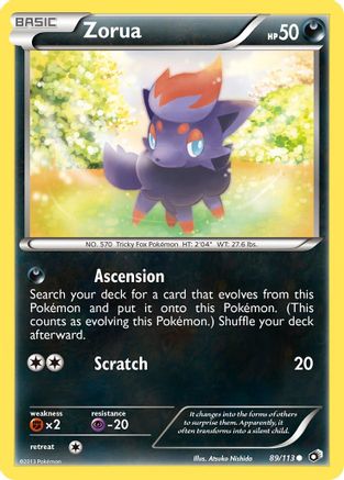 Zorua [89] (Legendary Treasures)