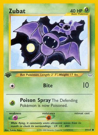 Zubat [59] (Neo Revelation) 1st Edition