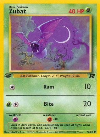 Zubat [70] (Team Rocket) Unlimited