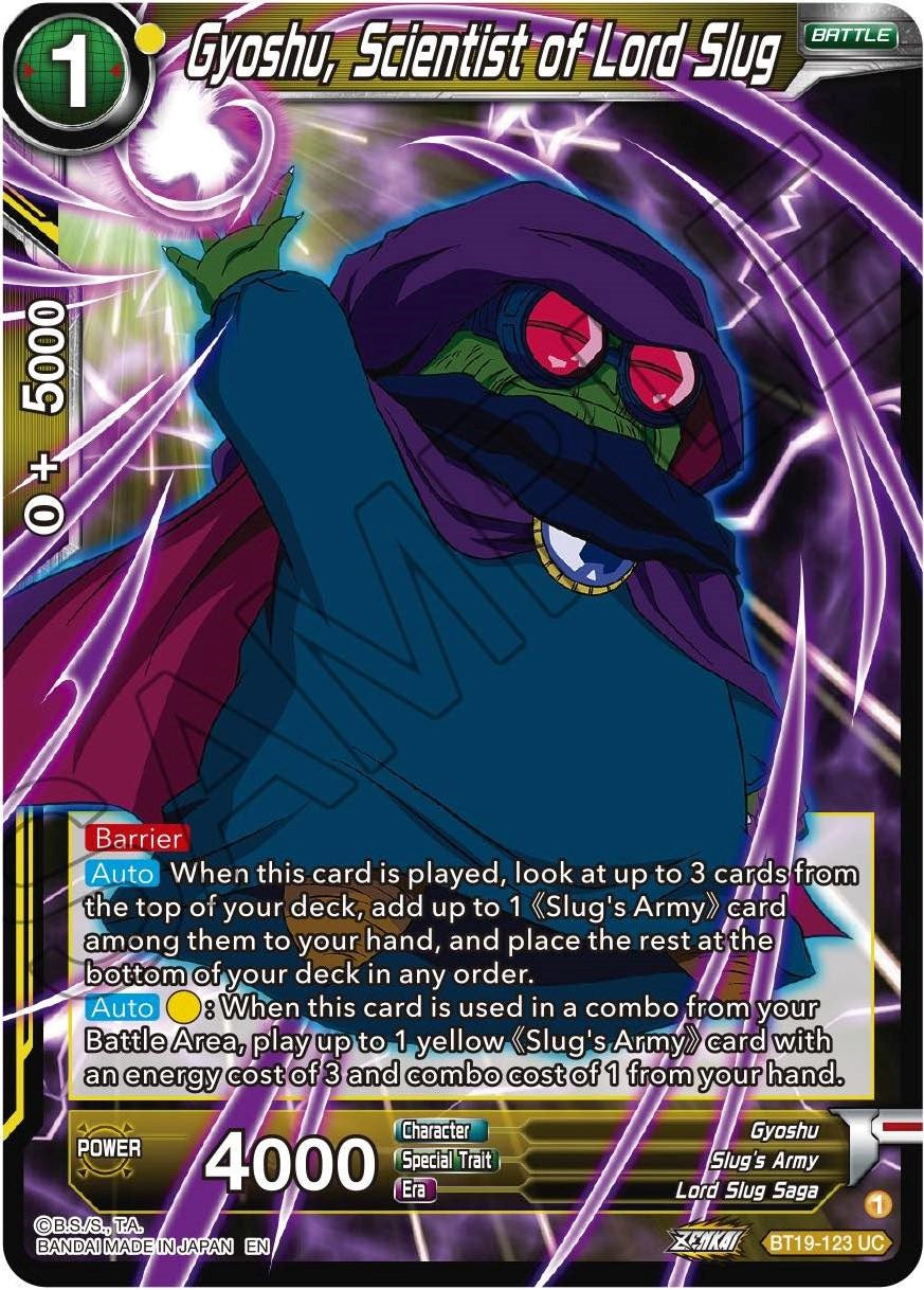 Gyoshu, Scientist of Lord Slug (BT19-123) [Fighter's Ambition] Parallel Foil