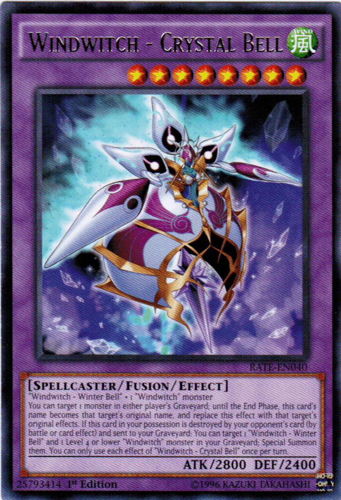 Windwitch - Crystal Bell [RATE-EN040] Rare - Josh's Cards