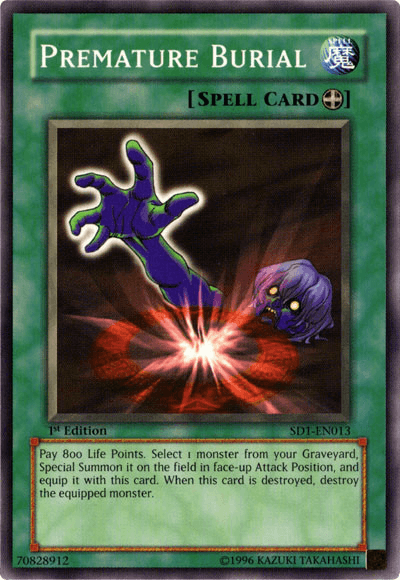 Premature Burial [SD1-EN013] Common - Josh's Cards