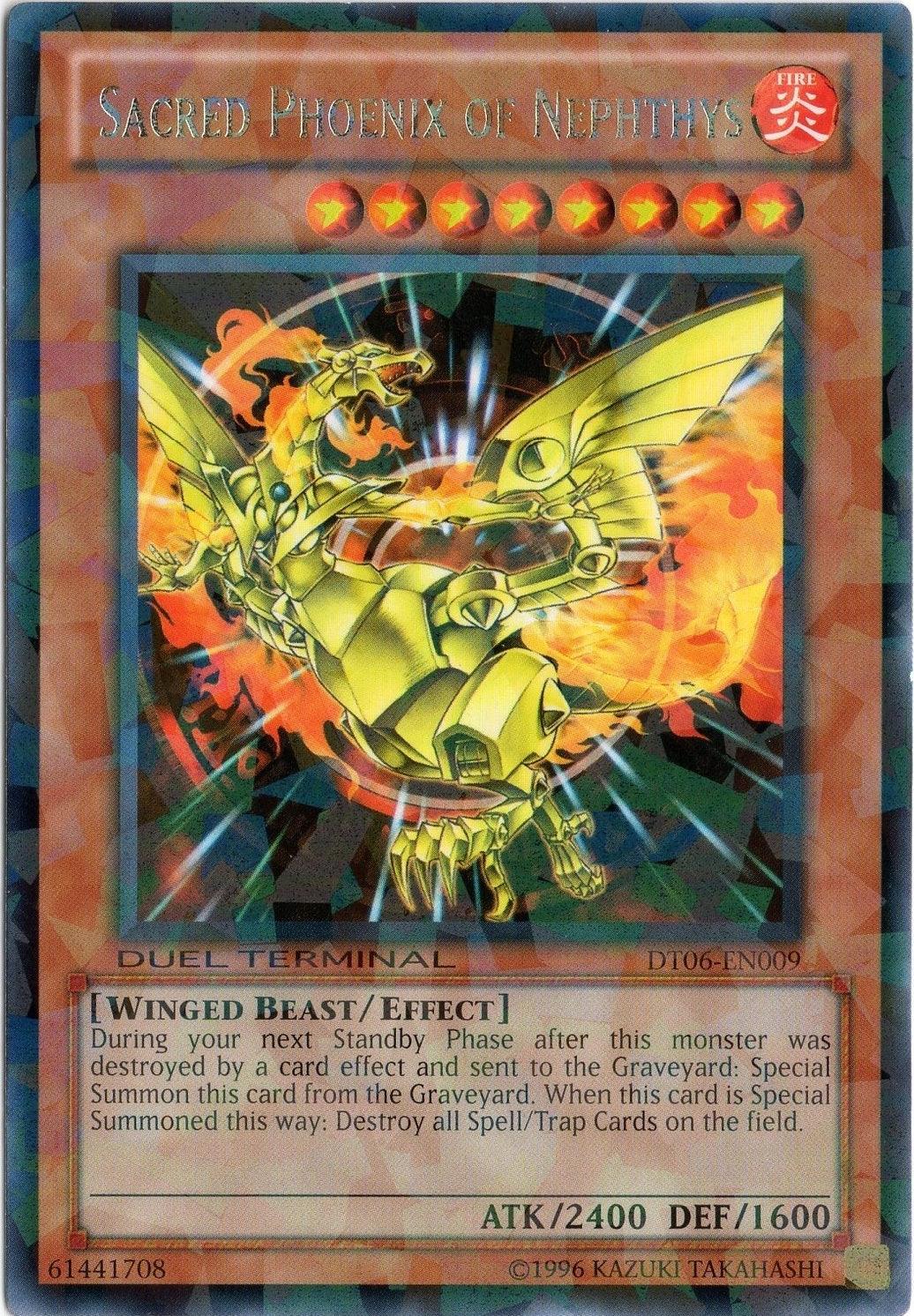 Sacred Phoenix of Nephthys [DT06-EN009] Rare - Josh's Cards