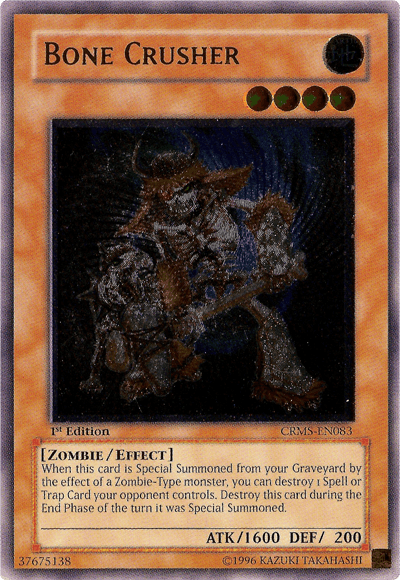 Bone Crusher [CRMS-EN083] Ultimate Rare - Josh's Cards