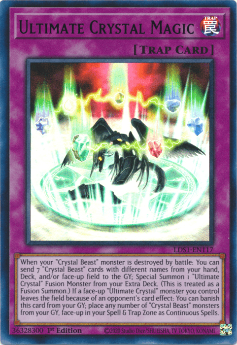 Ultimate Crystal Magic (Blue) [LDS1-EN117] Ultra Rare - Josh's Cards