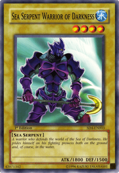 Sea Serpent Warrior of Darkness [SD4-EN003] Common - Josh's Cards