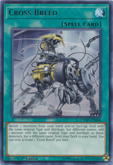 Cross Breed [CYHO-EN066] Rare - Josh's Cards